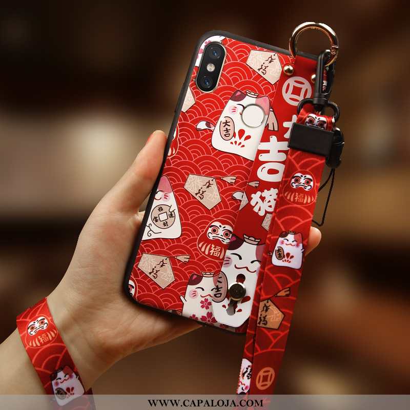 Capas Xiaomi Mi Mix 3 Personalizada Telemóvel Silicone Feminino Vermelho, Capa Xiaomi Mi Mix 3 Criat