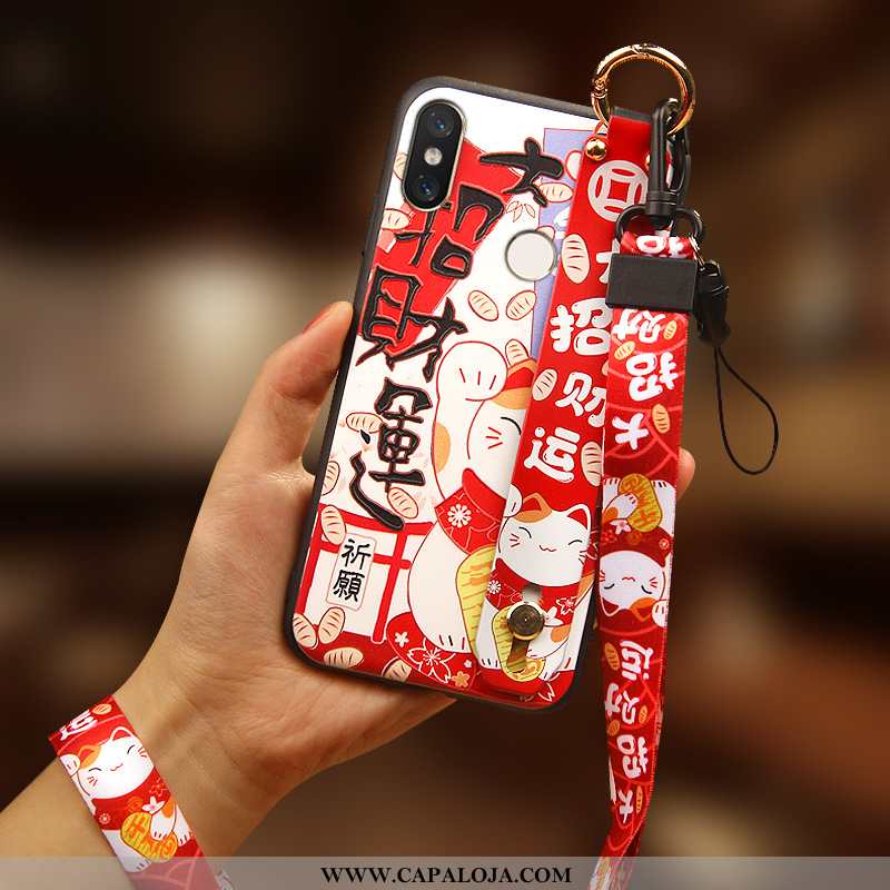 Capas Xiaomi Mi Mix 3 Personalizada Telemóvel Silicone Feminino Vermelho, Capa Xiaomi Mi Mix 3 Criat