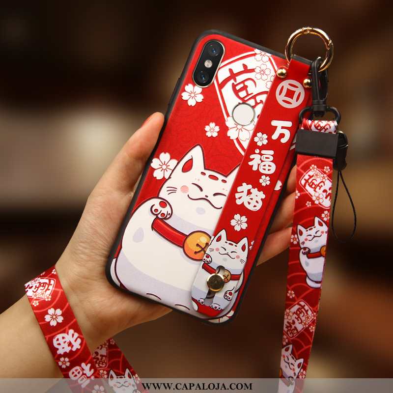 Capas Xiaomi Mi Mix 3 Personalizada Telemóvel Silicone Feminino Vermelho, Capa Xiaomi Mi Mix 3 Criat