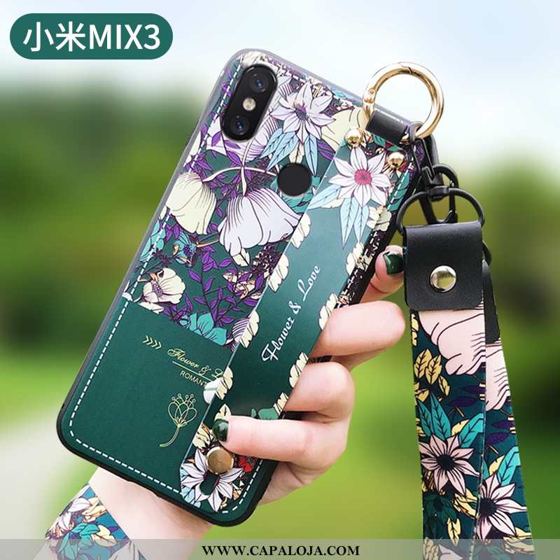 Capas Xiaomi Mi Mix 3 Protetoras Feminino Antiqueda Tendencia Azul Escuro, Capa Xiaomi Mi Mix 3 Sili