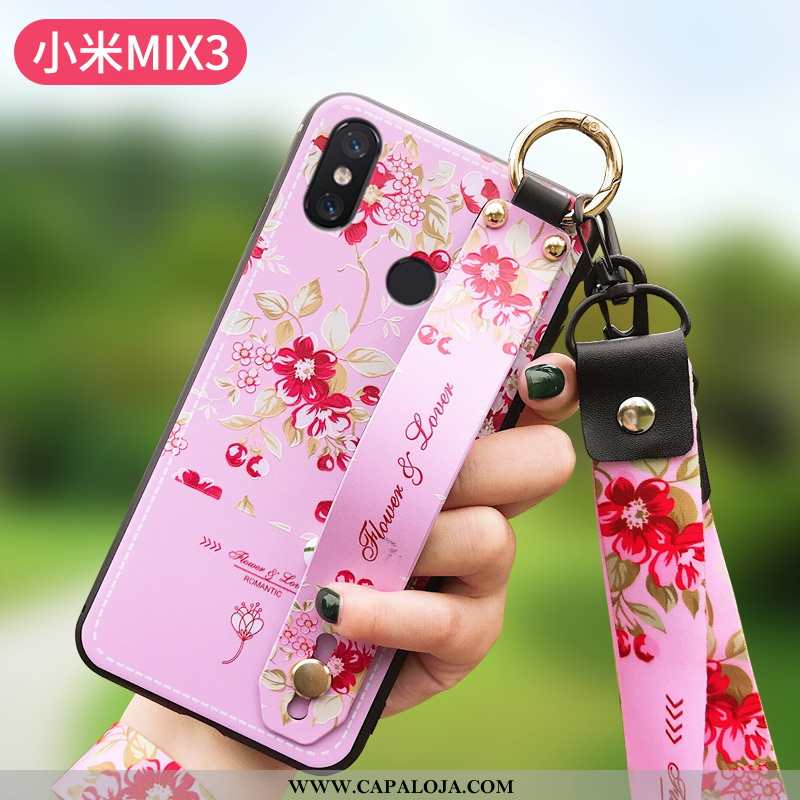 Capas Xiaomi Mi Mix 3 Protetoras Feminino Antiqueda Tendencia Azul Escuro, Capa Xiaomi Mi Mix 3 Sili