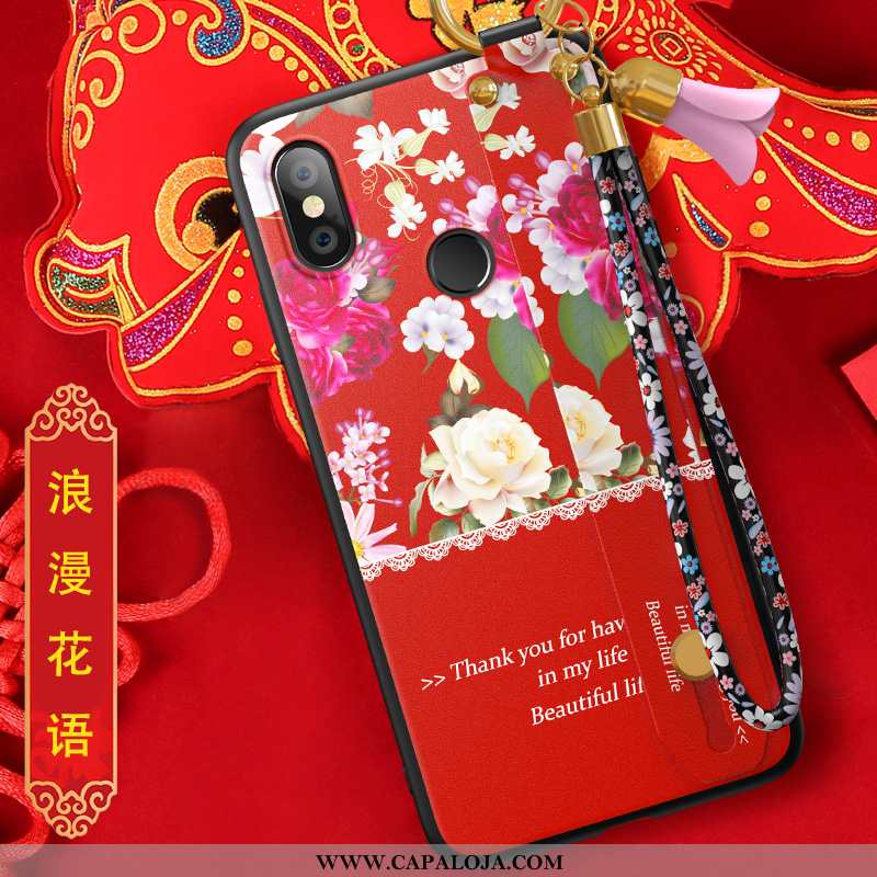 Capas Xiaomi Mi Mix 3 Protetoras Tendencia Pequena Antiqueda Vermelho, Capa Xiaomi Mi Mix 3 Silicone