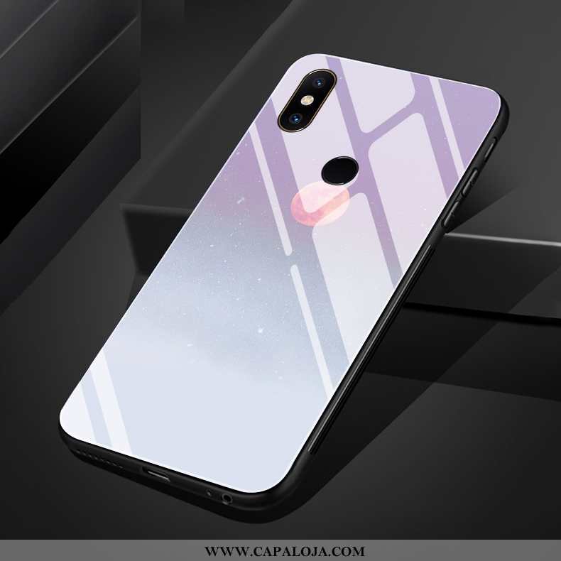 Capas Xiaomi Mi Mix 3 Silicone Soft Roxa Claro Roxo, Capa Xiaomi Mi Mix 3 Vidro Online