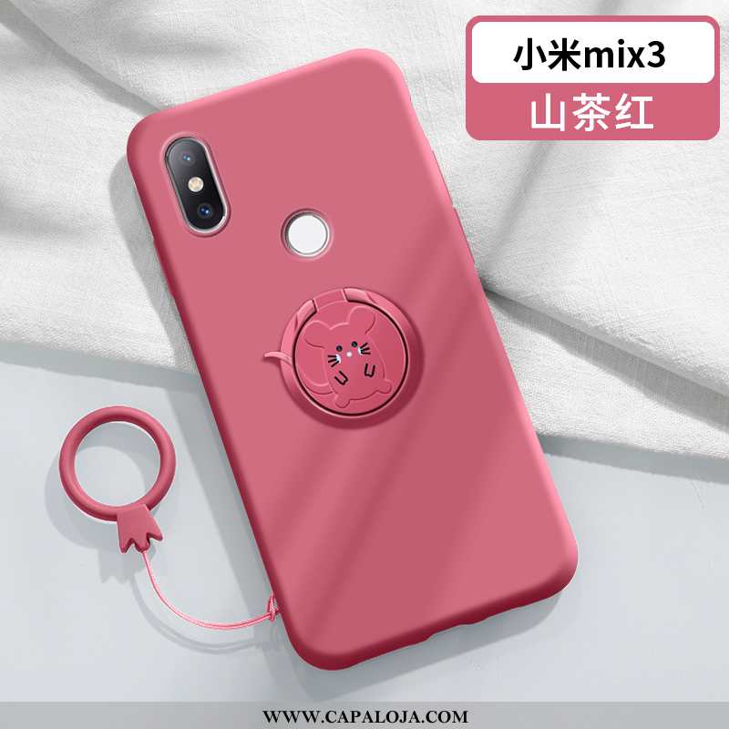 Capas Xiaomi Mi Mix 3 Soft Casal Vermelha Fofas Vermelho, Capa Xiaomi Mi Mix 3 Super Baratas