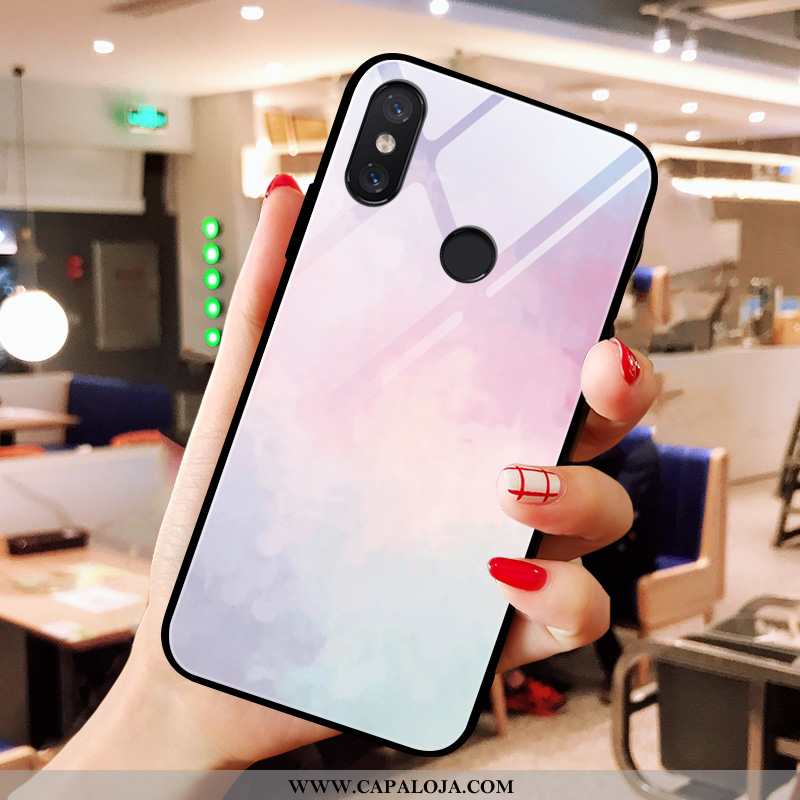 Capas Xiaomi Mi Mix 3 Vidro Simples Casal Telinha Rosa, Capa Xiaomi Mi Mix 3 Criativas Barato