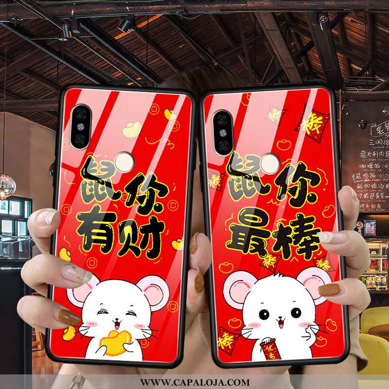 Capas Xiaomi Mi Mix 3 Vidro Slim Soft Criativas Vermelho, Capa Xiaomi Mi Mix 3 Personalizada Barato