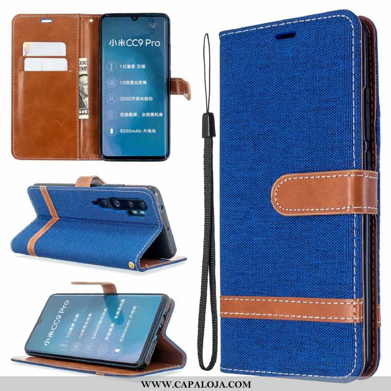 Capas Xiaomi Mi Note 10 Couro Cases Vermelha Telinha Roxo, Capa Xiaomi Mi Note 10 Protetoras Baratas