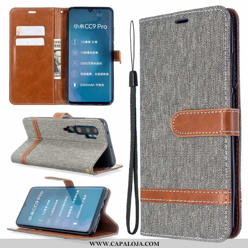 Capas Xiaomi Mi Note 10 Couro Cases Vermelha Telinha Roxo, Capa Xiaomi Mi Note 10 Protetoras Baratas