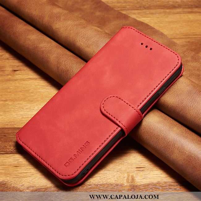 Capas Xiaomi Mi Note 10 Couro Legitimo Negócio Completa Vermelho, Capa Xiaomi Mi Note 10 Couro Venda