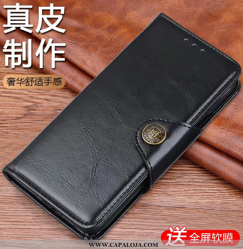 Capas Xiaomi Mi Note 10 Lite Couro Genuíno Masculino Marrom Feminino Castanho, Capa Xiaomi Mi Note 1