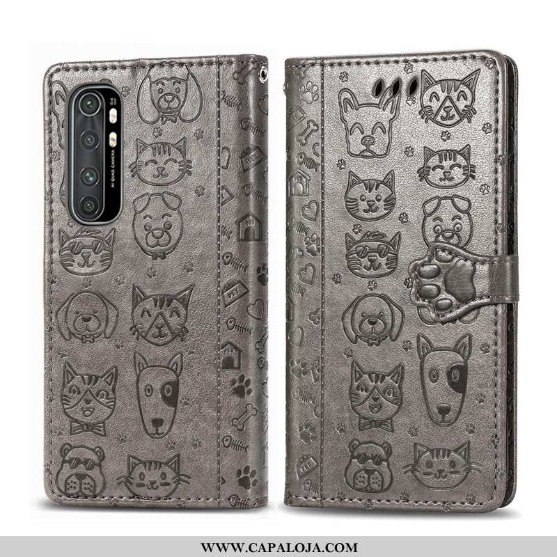 Capas Xiaomi Mi Note 10 Lite Desenho Animado Florais Cordao Telemóvel Rosa, Capa Xiaomi Mi Note 10 L