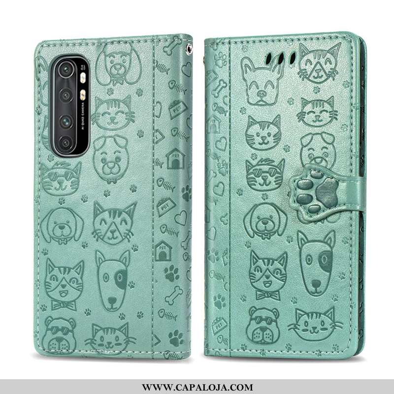 Capas Xiaomi Mi Note 10 Lite Desenho Animado Florais Cordao Telemóvel Rosa, Capa Xiaomi Mi Note 10 L