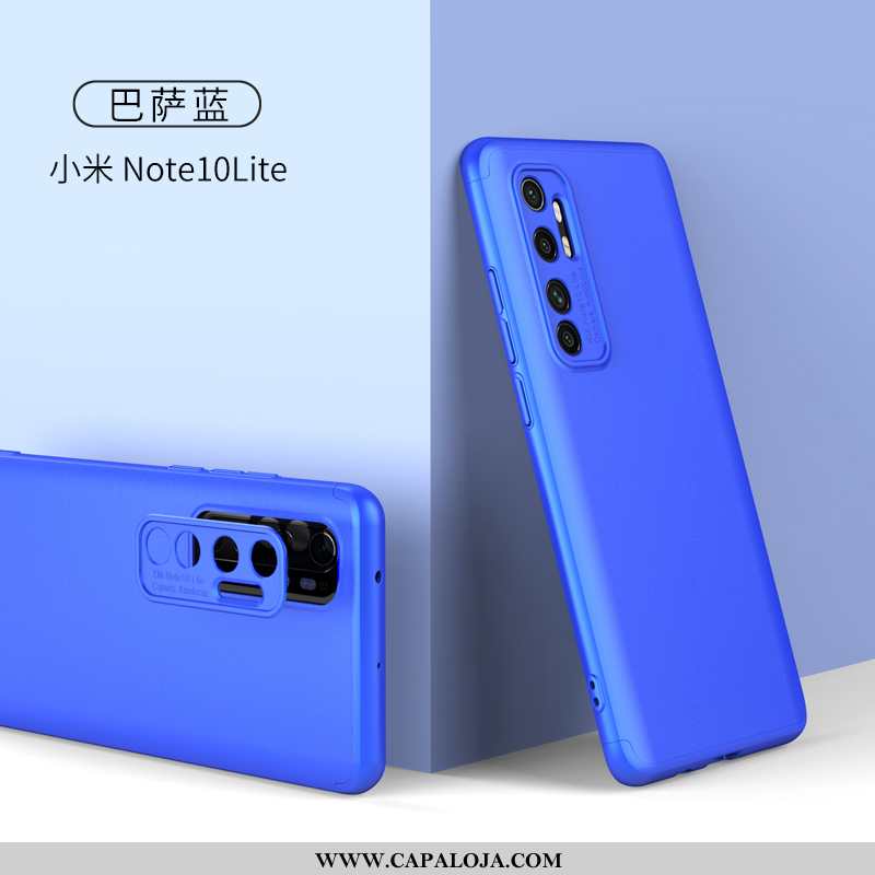 Capas Xiaomi Mi Note 10 Lite Personalizado Telemóvel Simples Slim Rosa, Capa Xiaomi Mi Note 10 Lite 