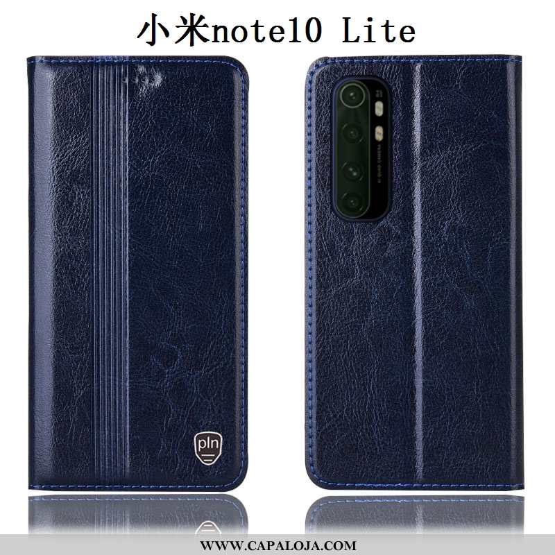 Capas Xiaomi Mi Note 10 Lite Protetoras Completa Cases Preto, Capa Xiaomi Mi Note 10 Lite Couro Legi