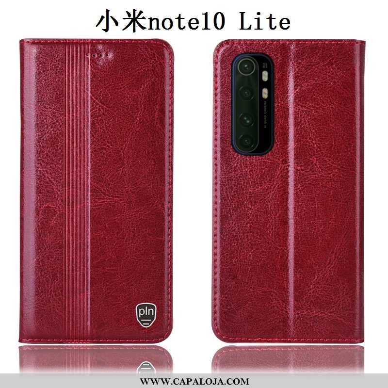 Capas Xiaomi Mi Note 10 Lite Protetoras Completa Cases Preto, Capa Xiaomi Mi Note 10 Lite Couro Legi