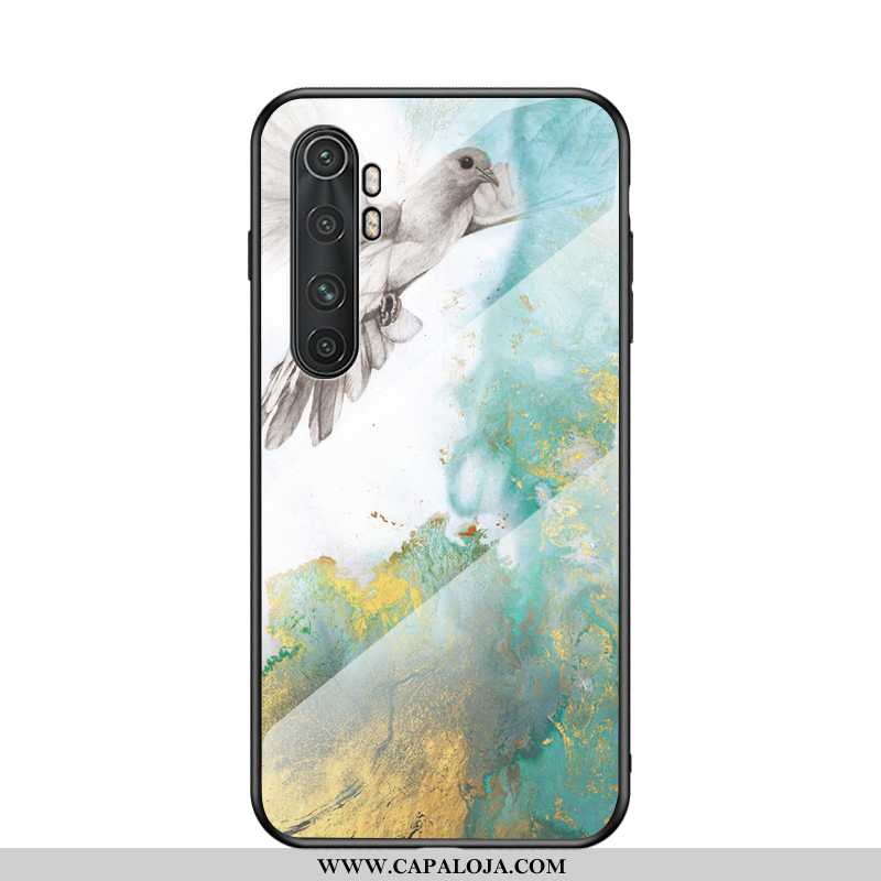 Capas Xiaomi Mi Note 10 Lite Protetoras Marmore Cases Primavera Verde, Capa Xiaomi Mi Note 10 Lite V