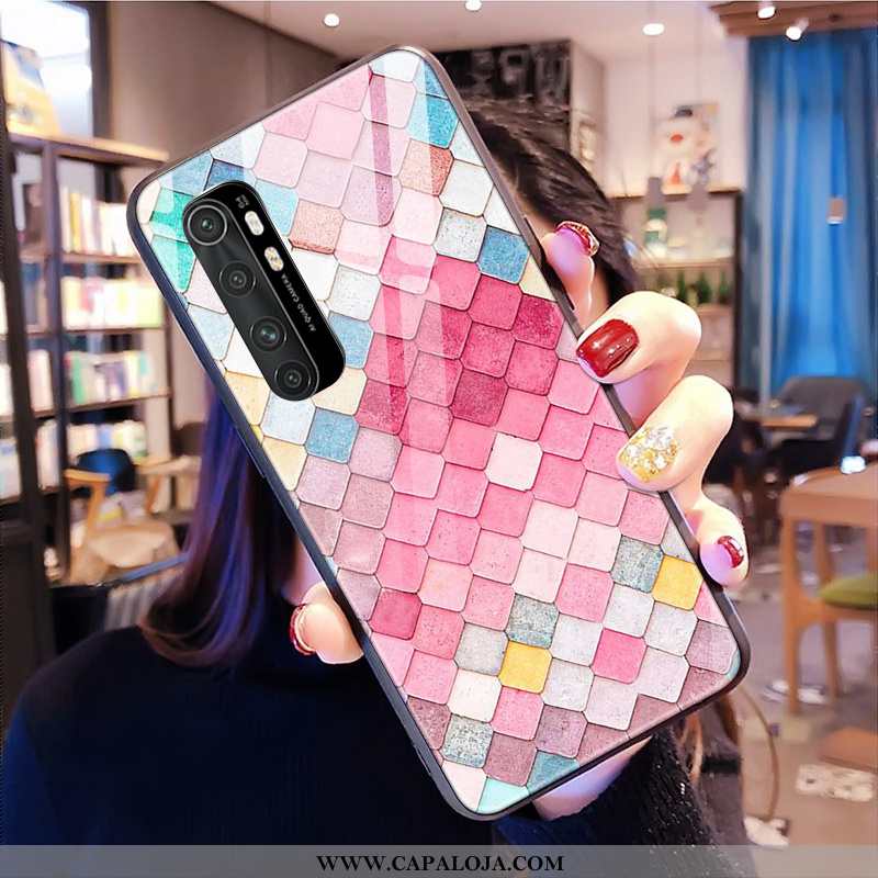 Capas Xiaomi Mi Note 10 Lite Tendencia Cola Colorida Primavera Colorido, Capa Xiaomi Mi Note 10 Lite