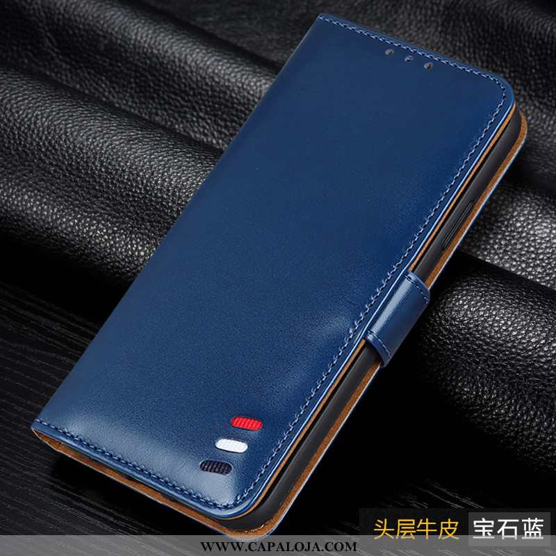 Capas Xiaomi Mi Note 10 Silicone Cover Masculino Feminino Azul, Capa Xiaomi Mi Note 10 Couro Legitim