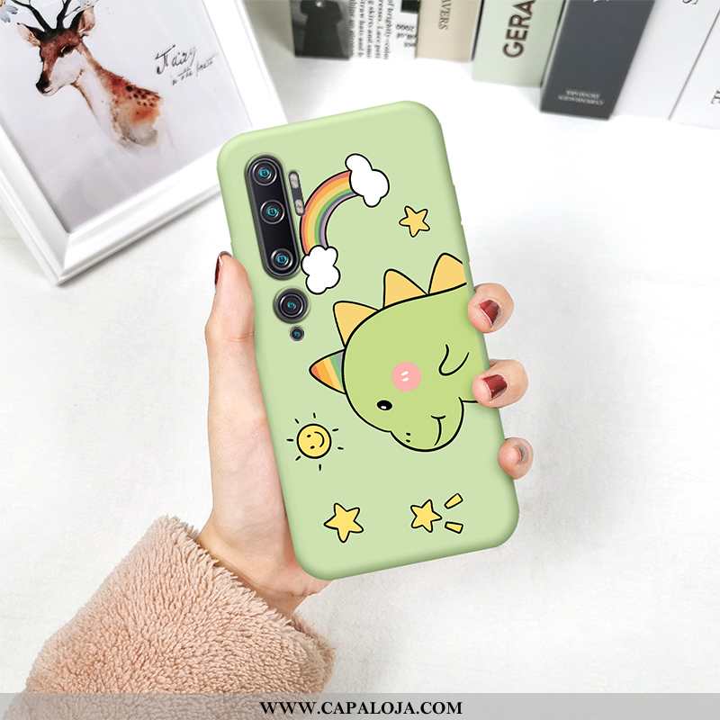 Capas Xiaomi Mi Note 10 Soft Cases Criativas Vermelha Verde, Capa Xiaomi Mi Note 10 Protetoras Barat