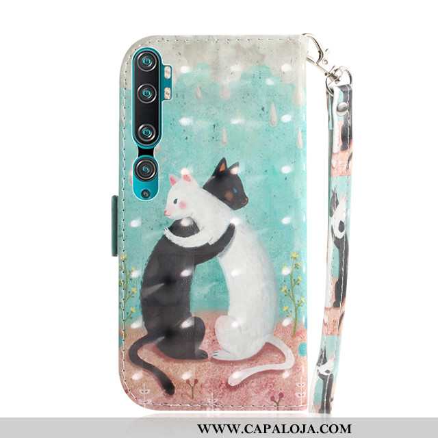 Capas Xiaomi Mi Note 10 Soft Cases Telemóvel Feminino Branco, Capa Xiaomi Mi Note 10 Silicone Barato