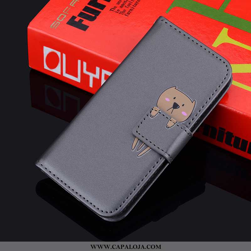 Capas Xiaomi Mi Note 10 Soft Desenho Animado Antiqueda Couro Laranja, Capa Xiaomi Mi Note 10 Proteto