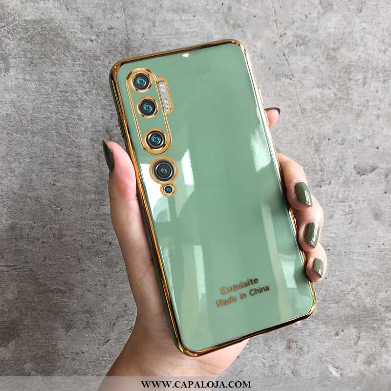 Capas Xiaomi Mi Note 10 Soft Feminino Masculino Verde, Capa Xiaomi Mi Note 10 Silicone Comprar