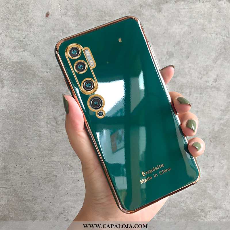 Capas Xiaomi Mi Note 10 Soft Feminino Masculino Verde, Capa Xiaomi Mi Note 10 Silicone Comprar