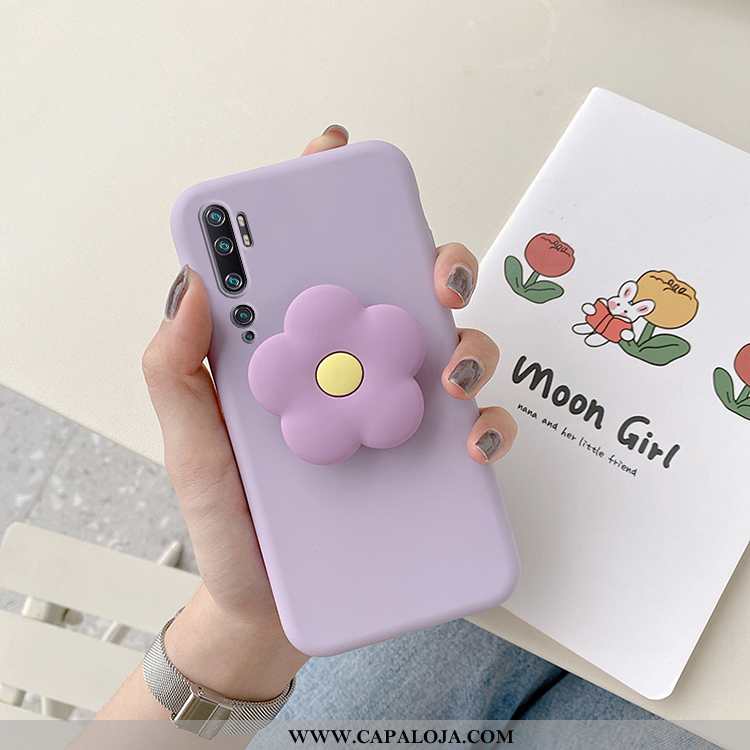 Capas Xiaomi Mi Note 10 Soft Suporte Silicone Rosa, Capa Xiaomi Mi Note 10 Protetoras Online