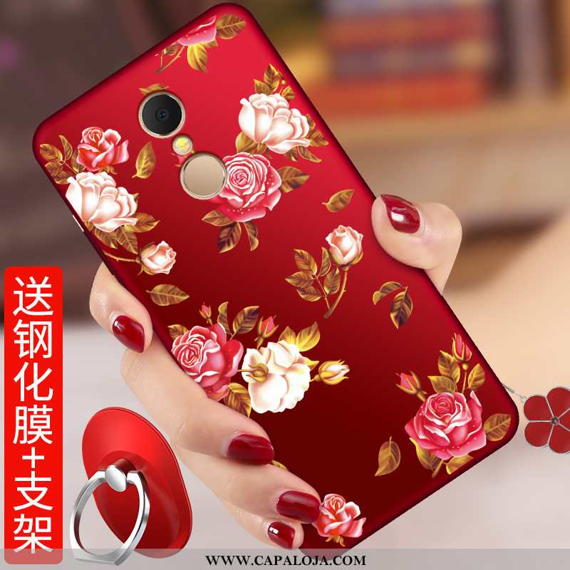 Capas Xiaomi Redmi 5 Criativas Feminino Telemóvel Telinha Vermelho, Capa Xiaomi Redmi 5 Cordao Barat