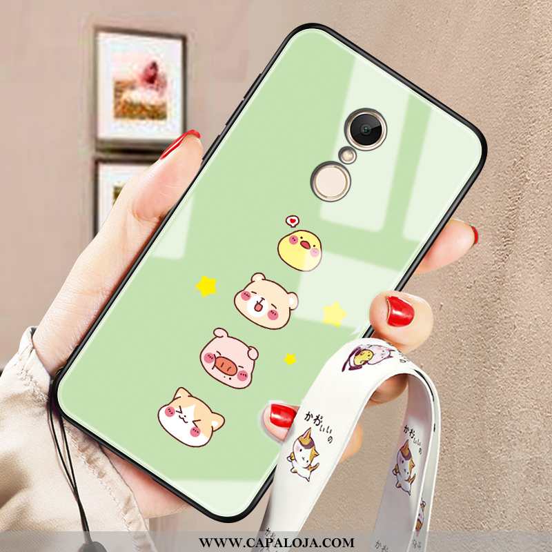 Capas Xiaomi Redmi 5 Personalizado Completa Antiqueda Pequena Verde, Capa Xiaomi Redmi 5 Criativas C