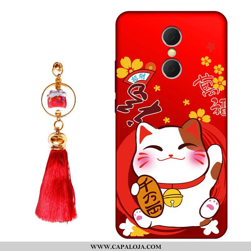 Capas Xiaomi Redmi 5 Soft Personalizada Cases Tendencia Vermelho, Capa Xiaomi Redmi 5 Protetoras Onl