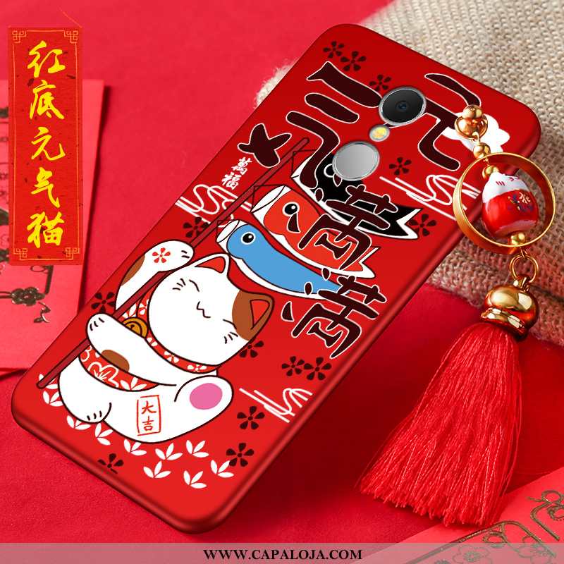 Capas Xiaomi Redmi 5 Soft Personalizada Cases Tendencia Vermelho, Capa Xiaomi Redmi 5 Protetoras Onl