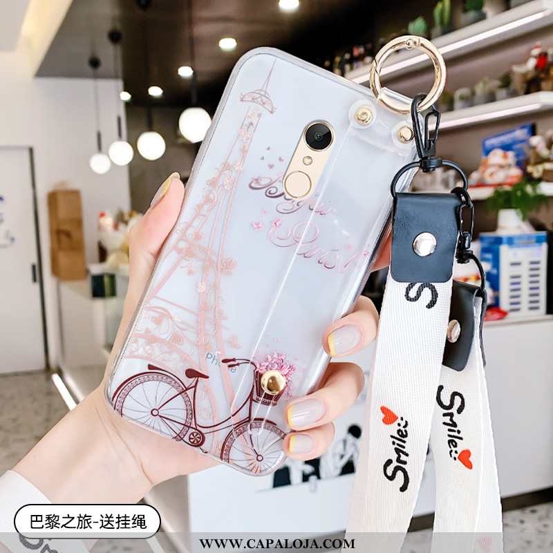 Capas Xiaomi Redmi 5 Transparente Protetoras Vermelha Telemóvel Branco, Capa Xiaomi Redmi 5 Desenho 