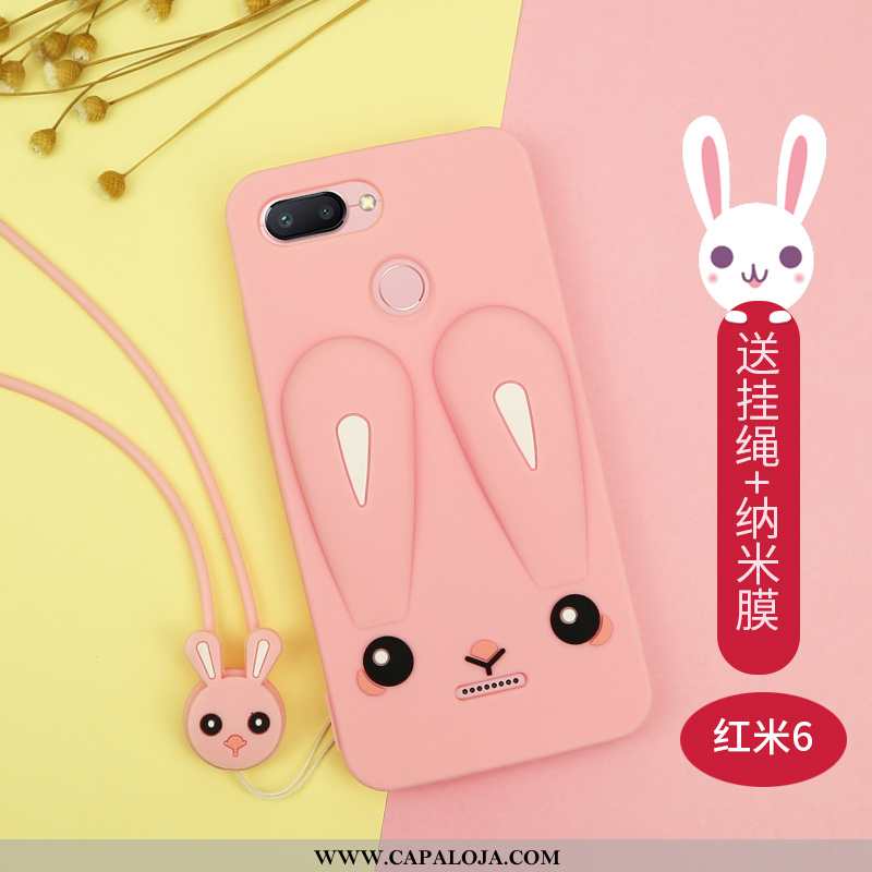 Capas Xiaomi Redmi 6 Bonitos Vermelha Cordao Completa Roxo, Capa Xiaomi Redmi 6 Tendencia Online