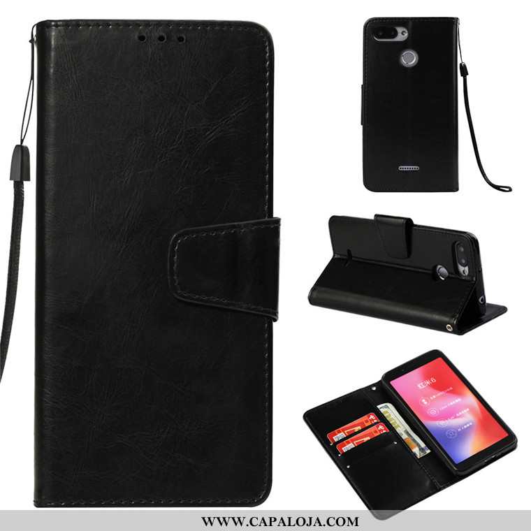 Capas Xiaomi Redmi 6 Couro Antiqueda Vermelha Completa Rosa, Capa Xiaomi Redmi 6 Soft Comprar