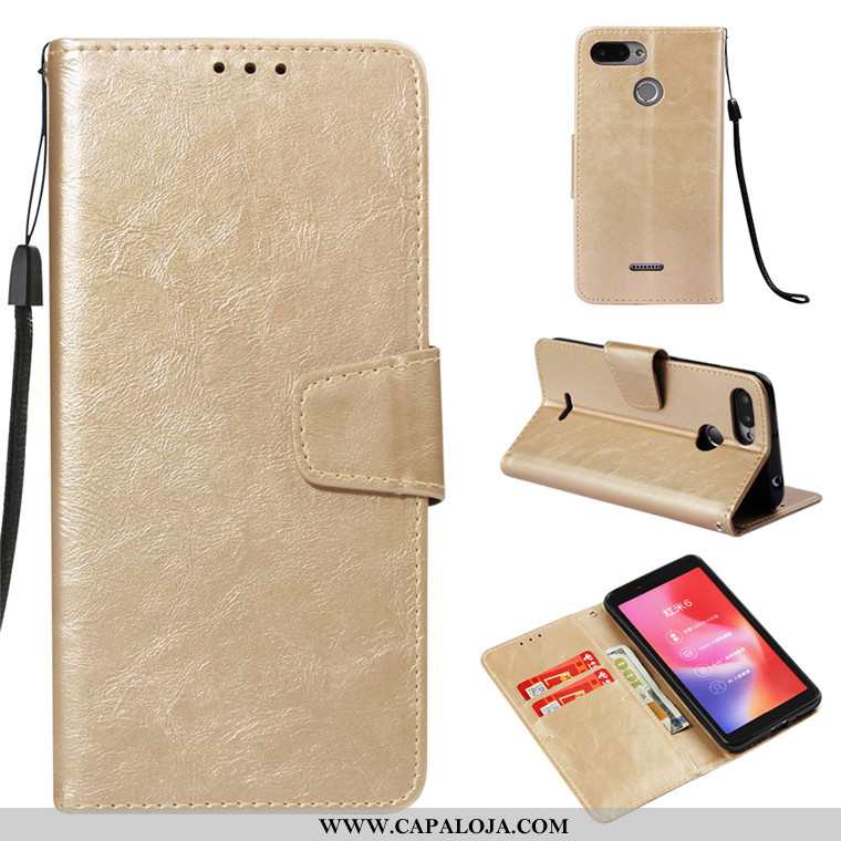 Capas Xiaomi Redmi 6 Couro Antiqueda Vermelha Completa Rosa, Capa Xiaomi Redmi 6 Soft Comprar