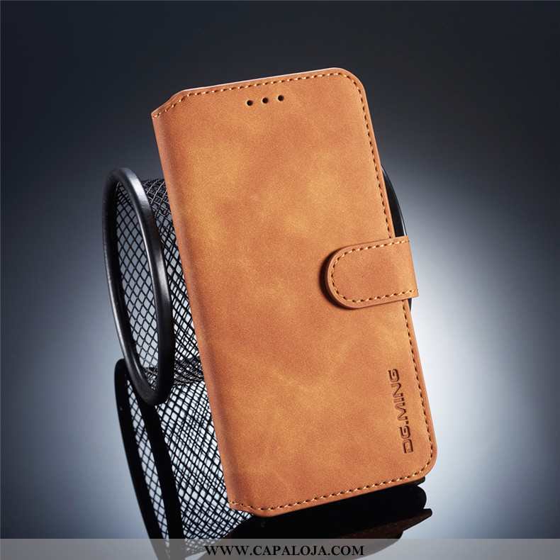 Capas Xiaomi Redmi 6 Couro Cases Telemóvel Marrom Castanho, Capa Xiaomi Redmi 6 Fosco Online