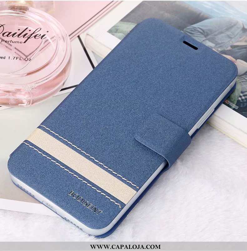 Capas Xiaomi Redmi 6 Couro Completa Criativas Pequena Cinza, Capa Xiaomi Redmi 6 Protetoras Online