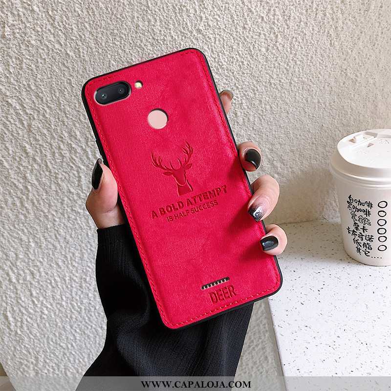 Capas Xiaomi Redmi 6 Protetoras Telinha Feminino Slim Castanho, Capa Xiaomi Redmi 6 Silicone Promoçã