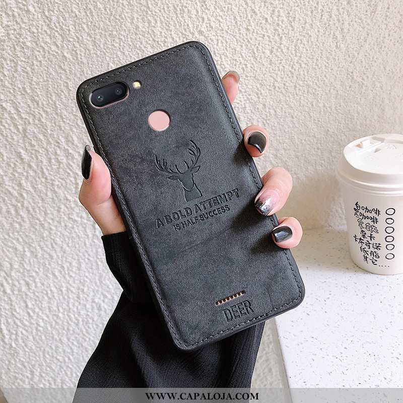 Capas Xiaomi Redmi 6 Protetoras Telinha Feminino Slim Castanho, Capa Xiaomi Redmi 6 Silicone Promoçã