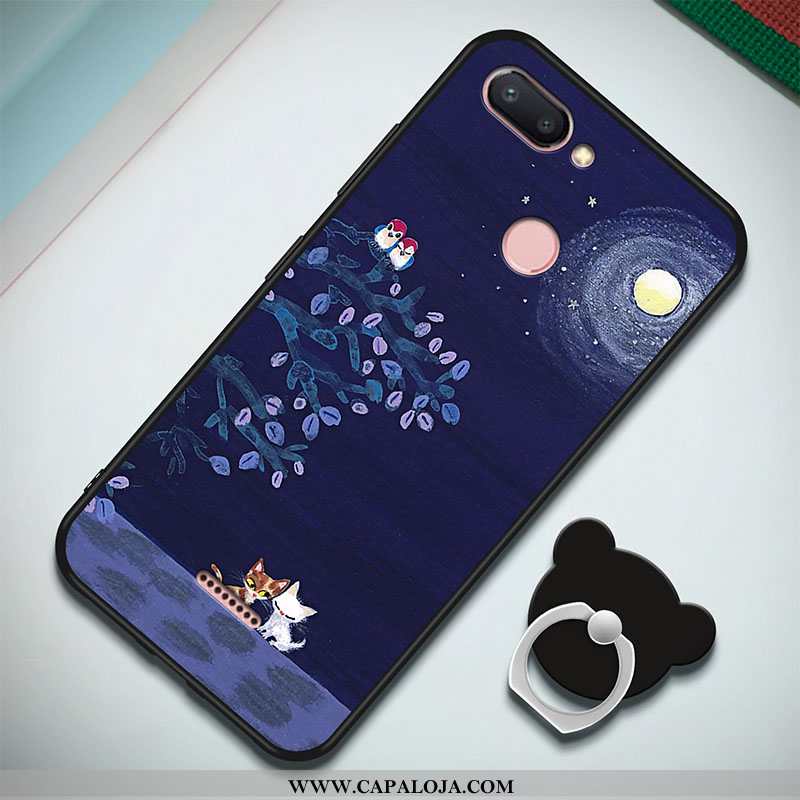 Capas Xiaomi Redmi 6 Silicone Telemóvel Protetoras Azul, Capa Xiaomi Redmi 6 Personalizado Comprar