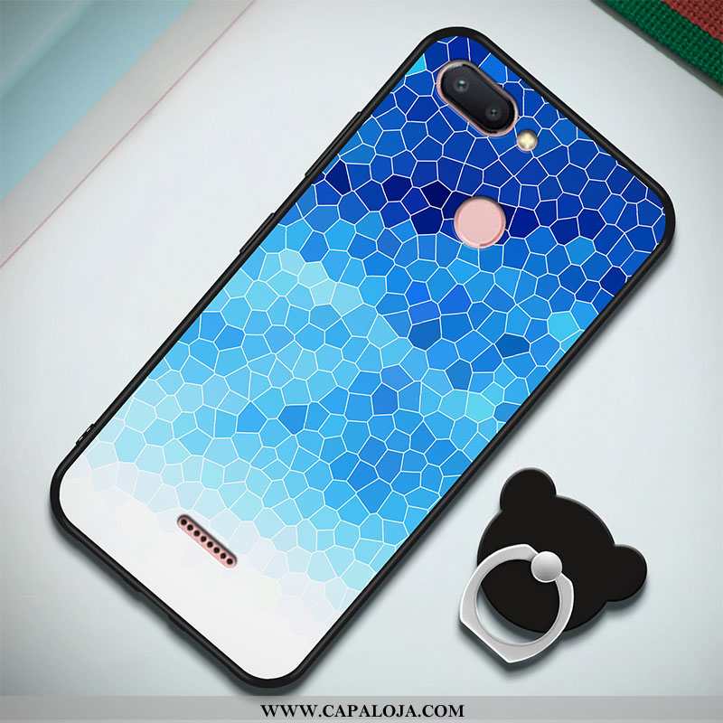 Capas Xiaomi Redmi 6 Silicone Telemóvel Protetoras Azul, Capa Xiaomi Redmi 6 Personalizado Comprar