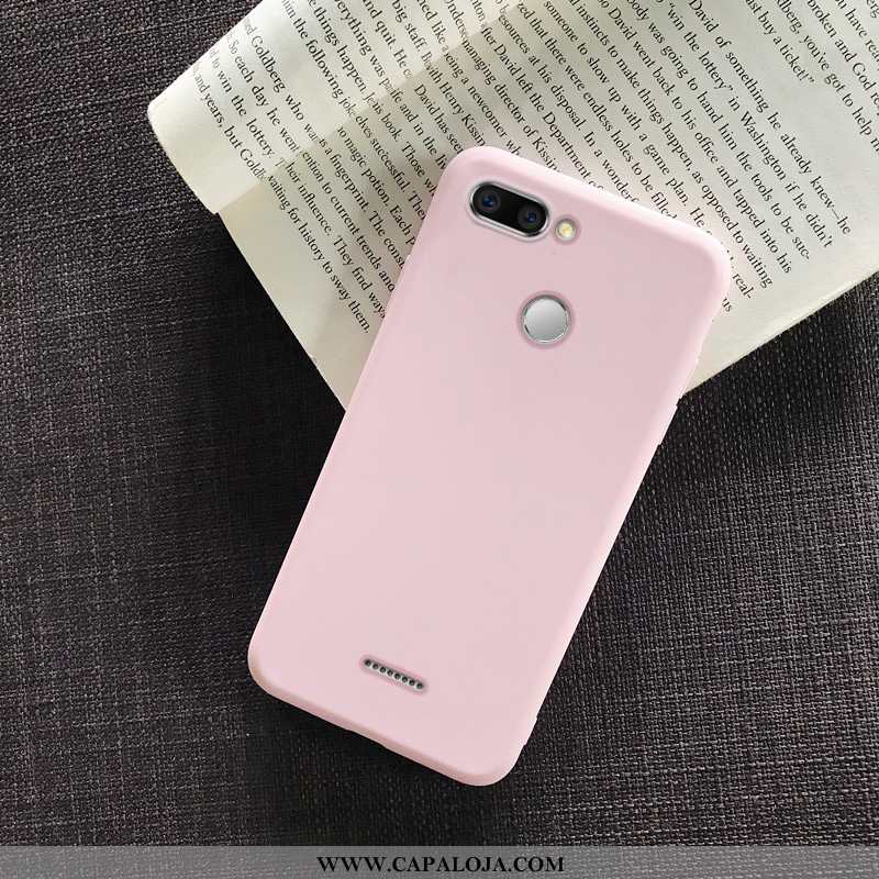 Capas Xiaomi Redmi 6 Soft Feminino Antiqueda Completa Rosa, Capa Xiaomi Redmi 6 Super Baratas