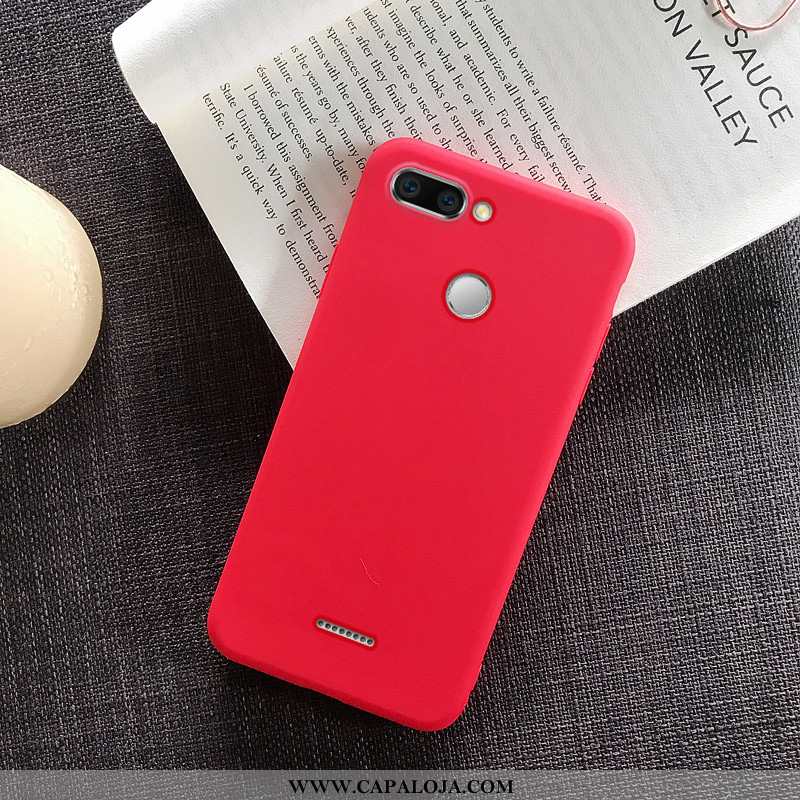 Capas Xiaomi Redmi 6 Soft Feminino Antiqueda Completa Rosa, Capa Xiaomi Redmi 6 Super Baratas