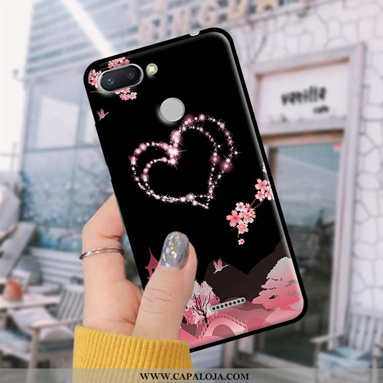 Capas Xiaomi Redmi 6 Soft Tendencia Cases Telinha Azul, Capa Xiaomi Redmi 6 Protetoras Baratas