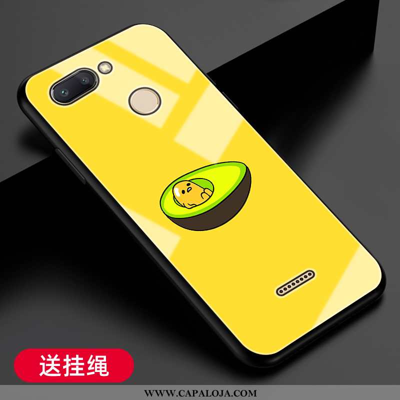 Capas Xiaomi Redmi 6 Vidro Masculino Pequena Novas Amarelo, Capa Xiaomi Redmi 6 Cordao Venda