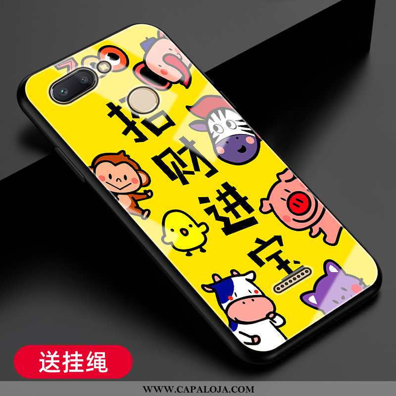 Capas Xiaomi Redmi 6 Vidro Masculino Pequena Novas Amarelo, Capa Xiaomi Redmi 6 Cordao Venda