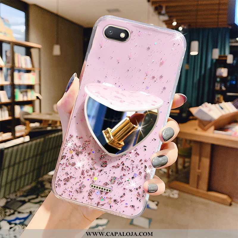 Capas Xiaomi Redmi 6a Clara Rosa Vermelha Nova, Capa Xiaomi Redmi 6a Soft Baratas