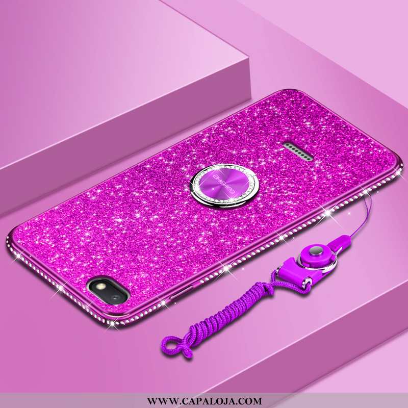 Capas Xiaomi Redmi 6a Cordao Completa Feminino Malha Roxo, Capa Xiaomi Redmi 6a Personalizado Compra