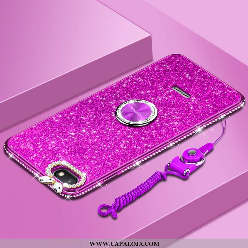 Capas Xiaomi Redmi 6a Cordao Completa Feminino Malha Roxo, Capa Xiaomi Redmi 6a Personalizado Compra